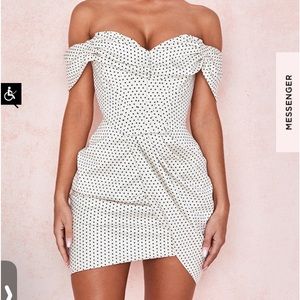 ALESSIA polka dot dress brand new